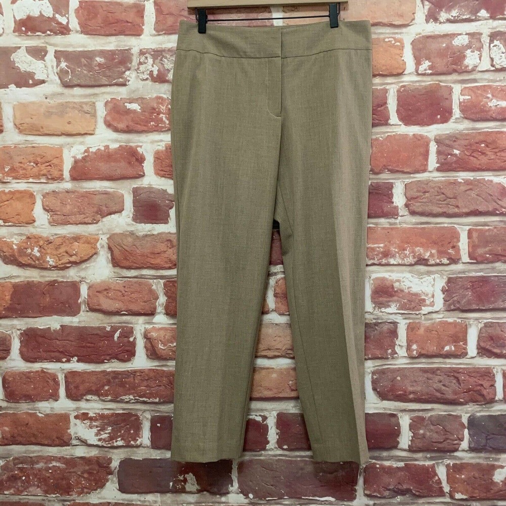 Chicos Pants Women's Large Light Brown Brunswick Neutral Trousers